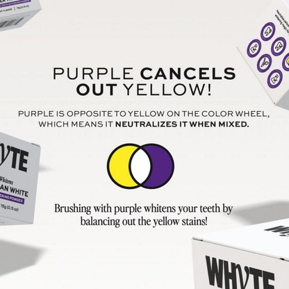 Purple Teeth Whitening Powder