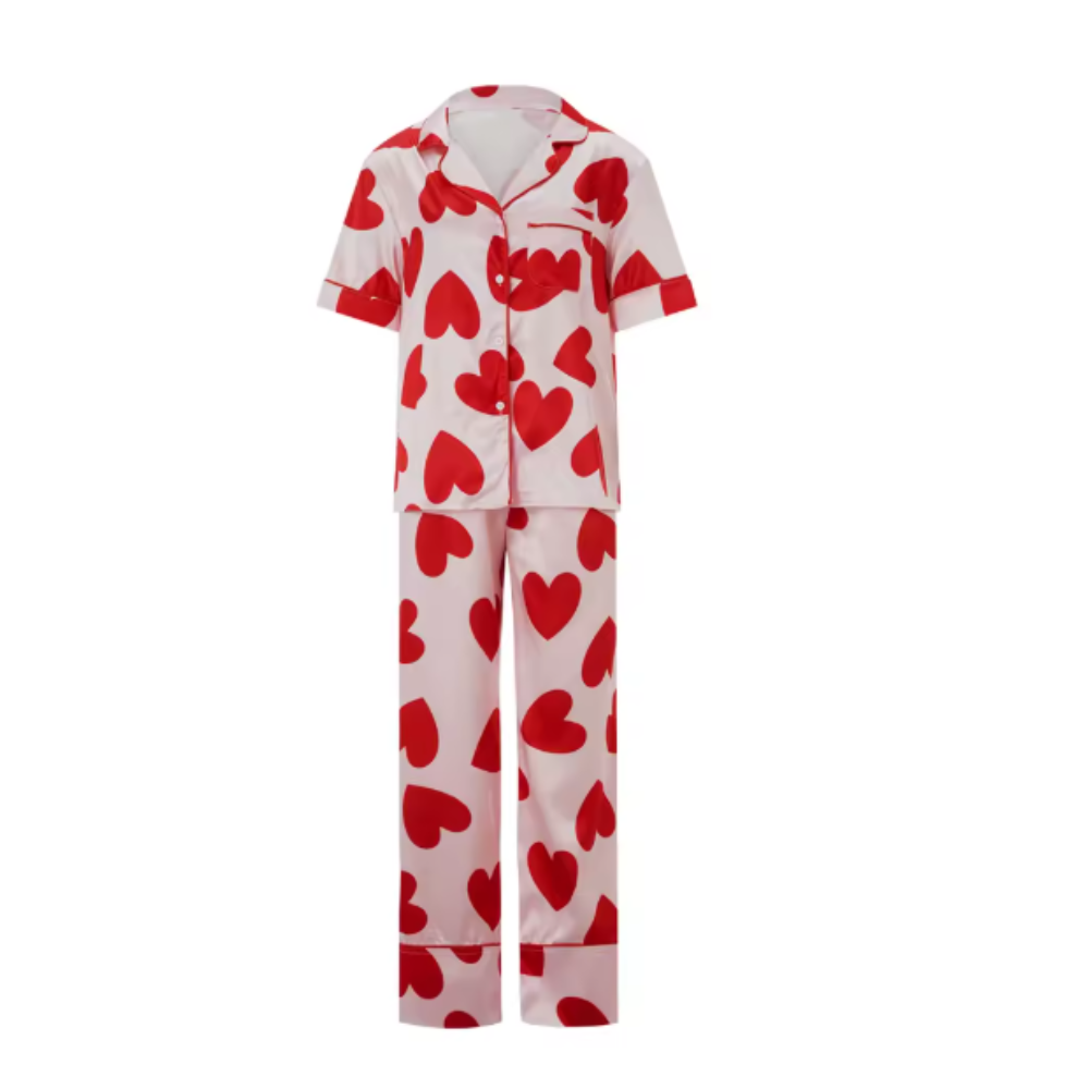 Red Hearts PJ Set