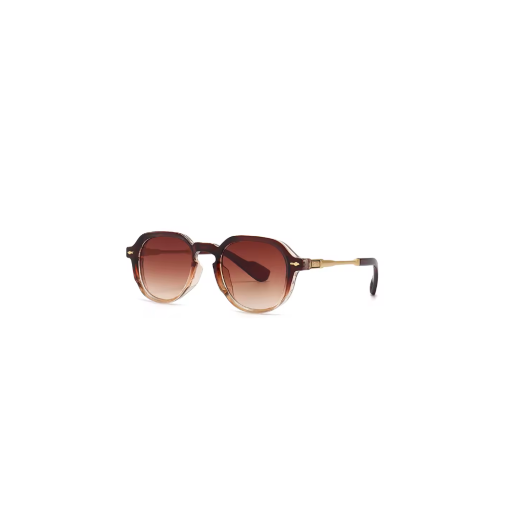 Retro Round Frame Sunglasses