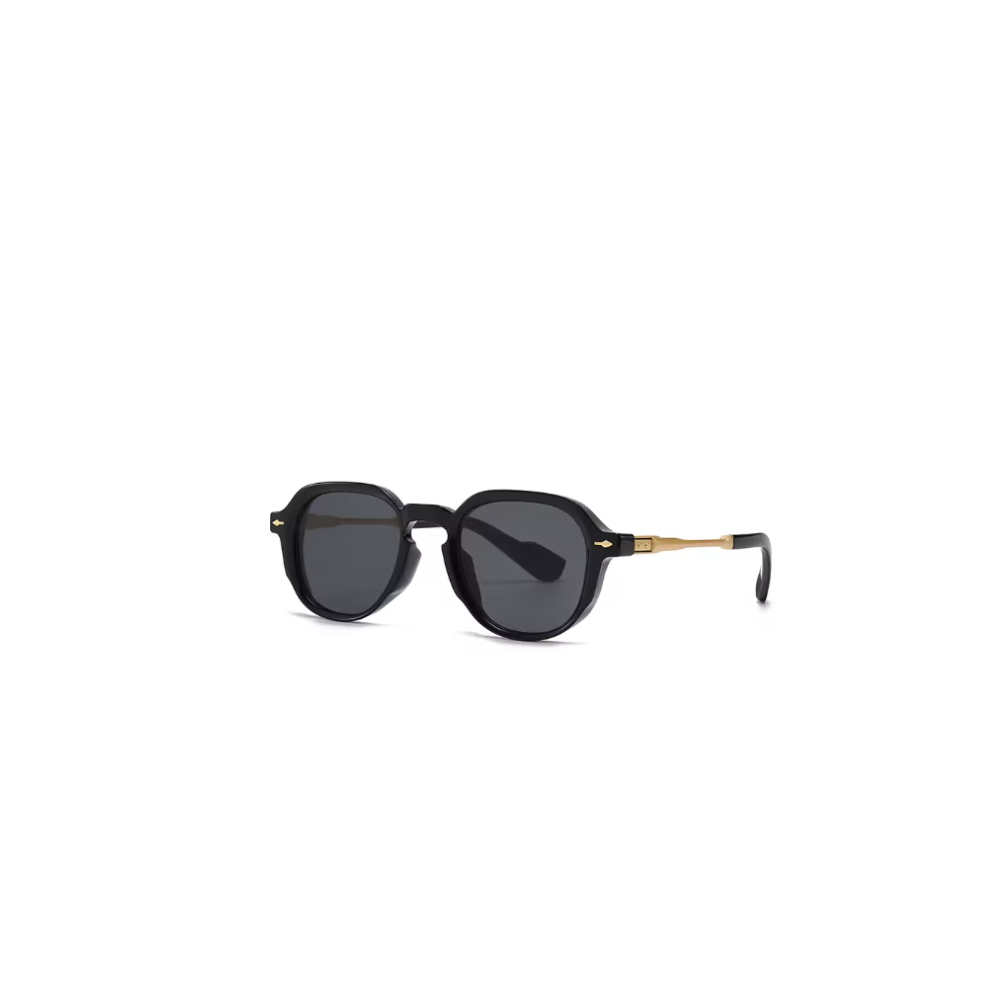 Retro Round Frame Sunglasses