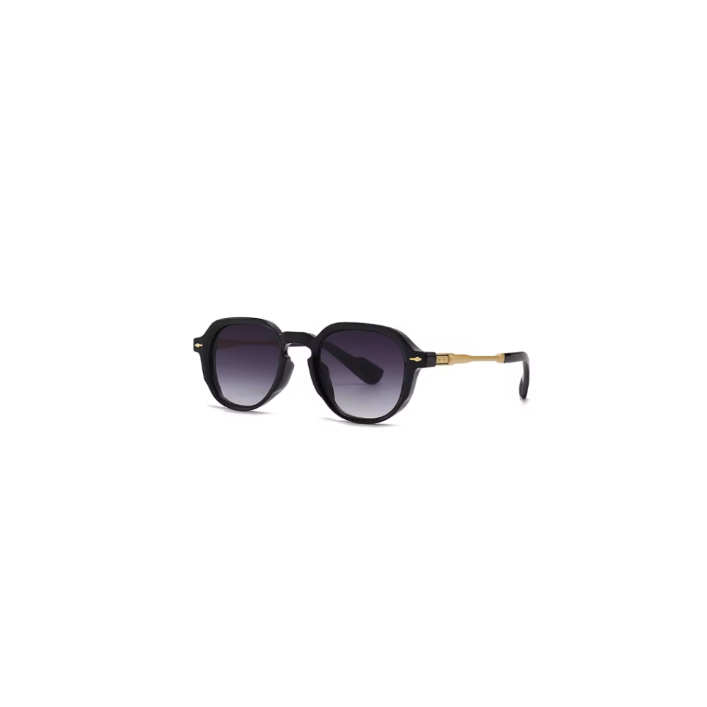 Retro Round Frame Sunglasses