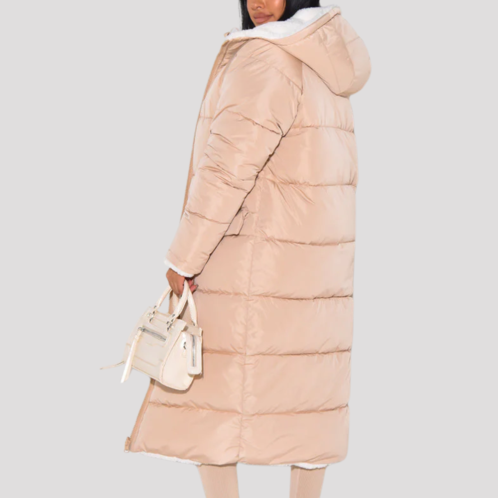 Reversible Long Winter Coat for Women