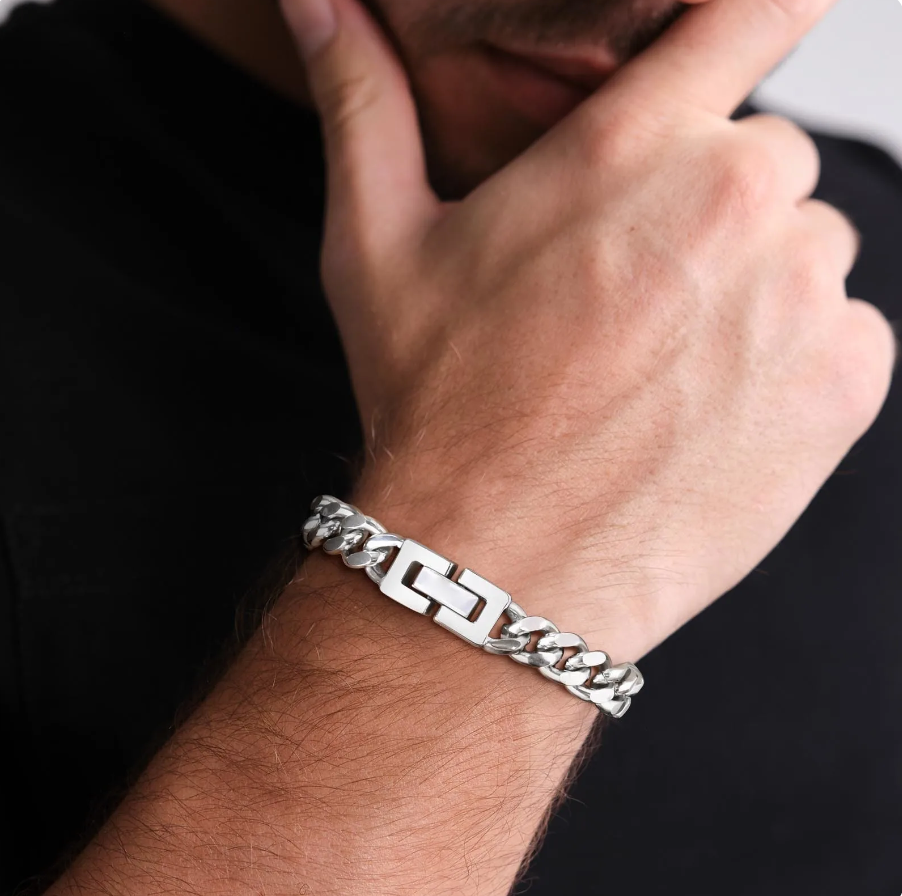 Cuban Silver Bracelet