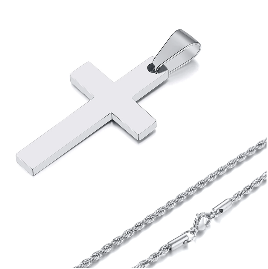 Cross-Rope Necklace