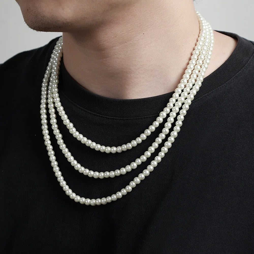 Aqua Pearl Necklace