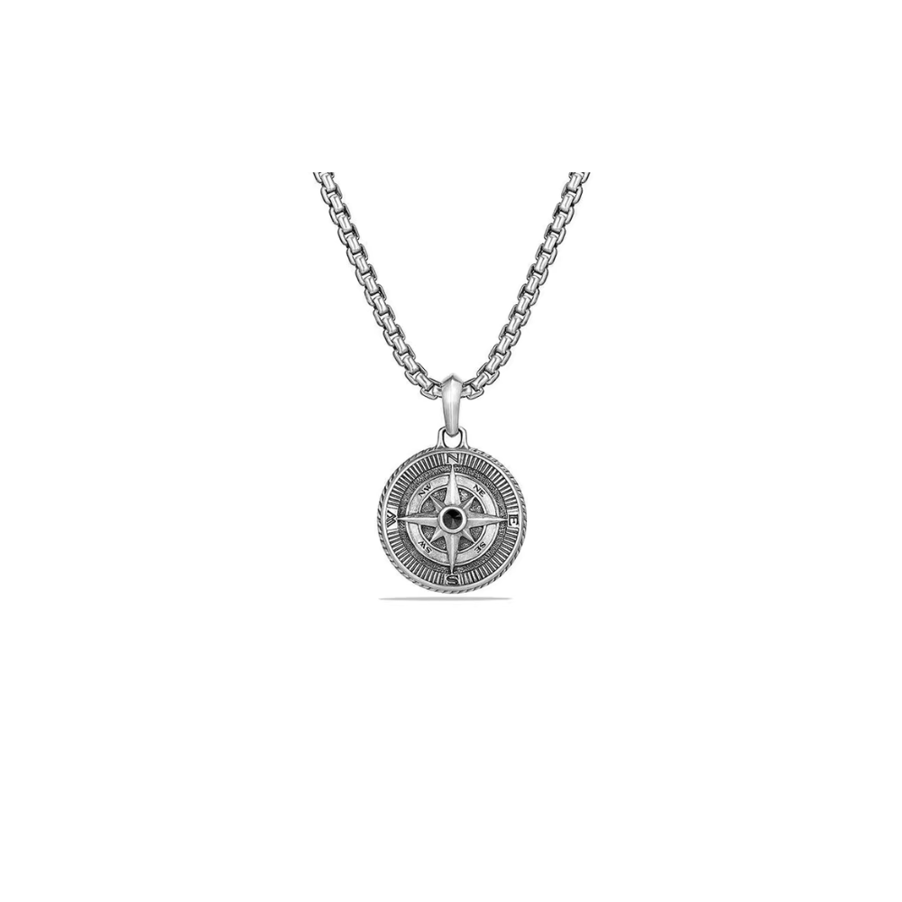 Cuban Lock & Star Aligned Necklace