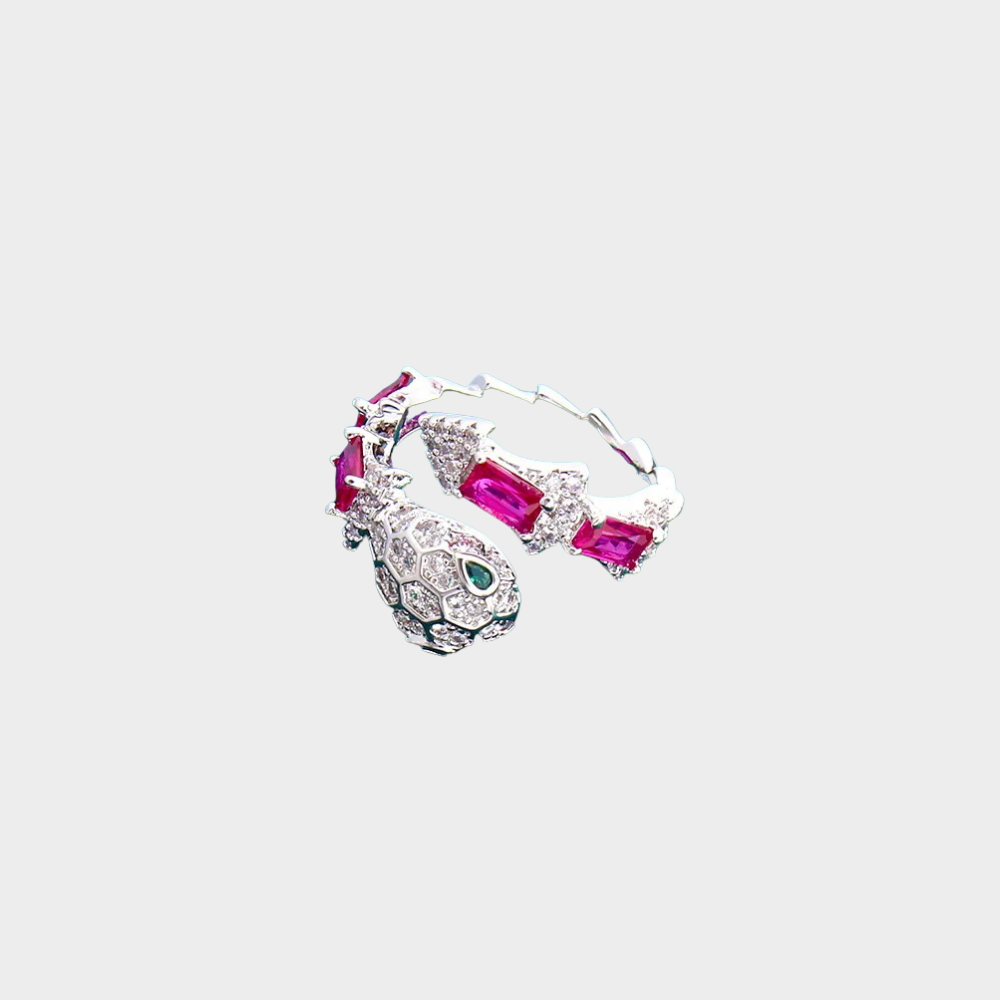 Diamante Snake Ring