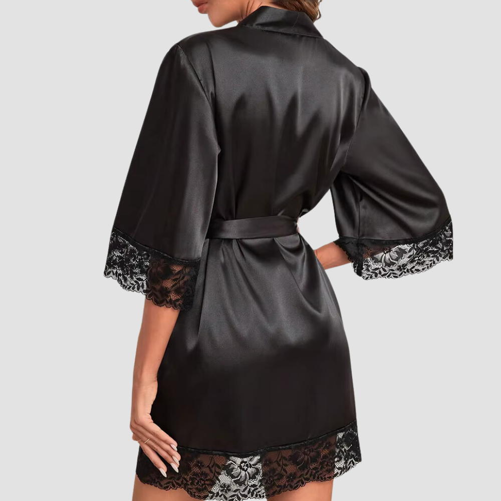 Soft Lace Mini Night Robe