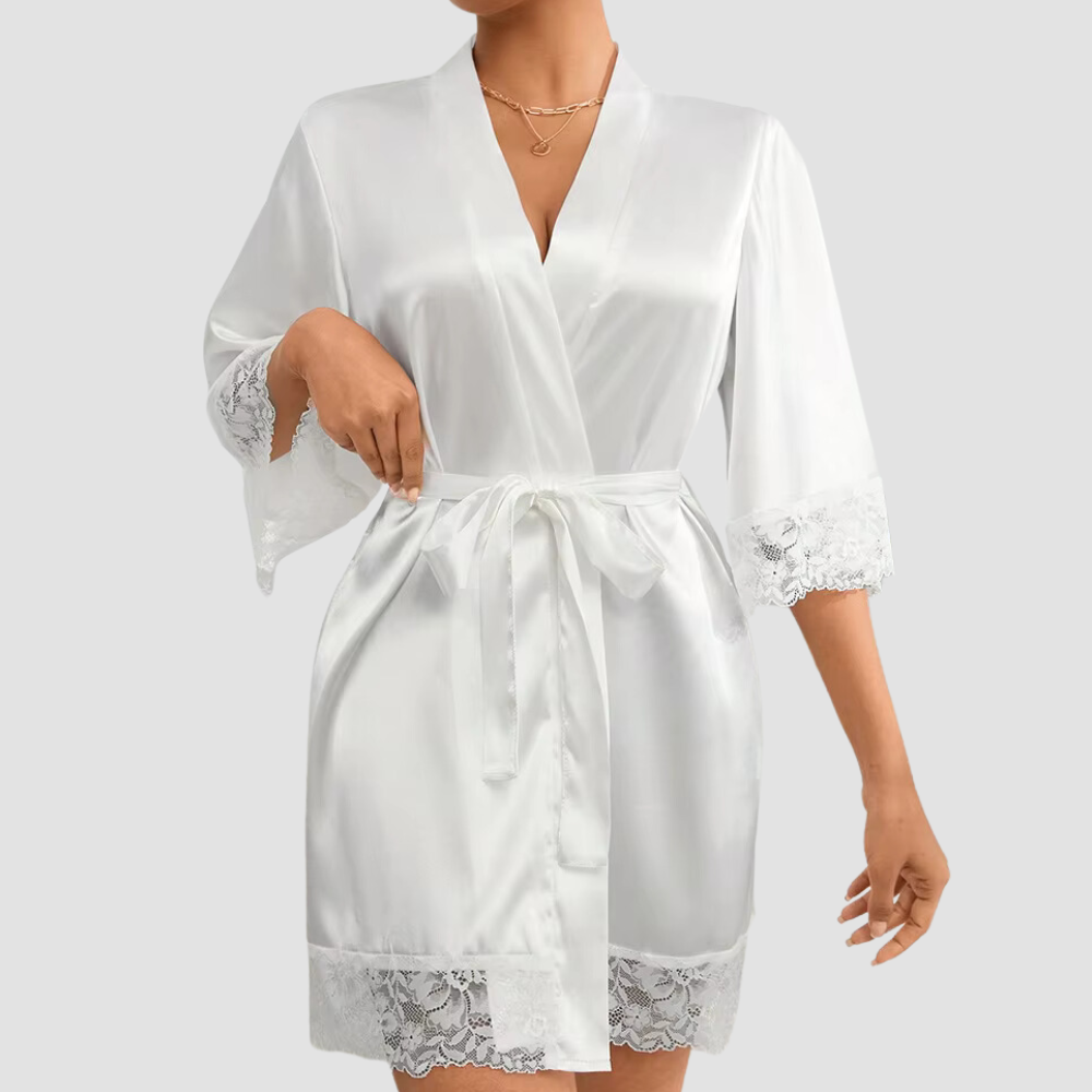 Soft Lace Mini Night Robe