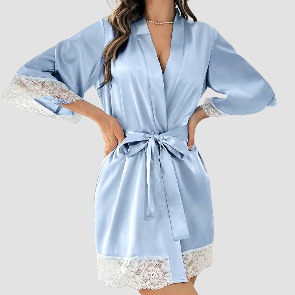 Soft Lace Mini Night Robe