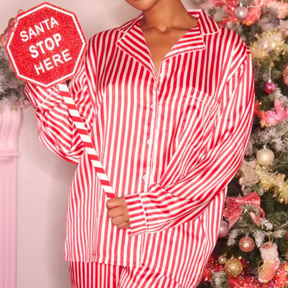 Striped Long Sleeve PJ Set