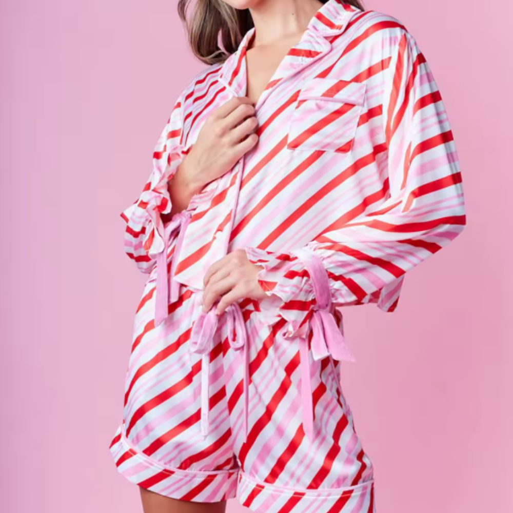 Striped PJ Set