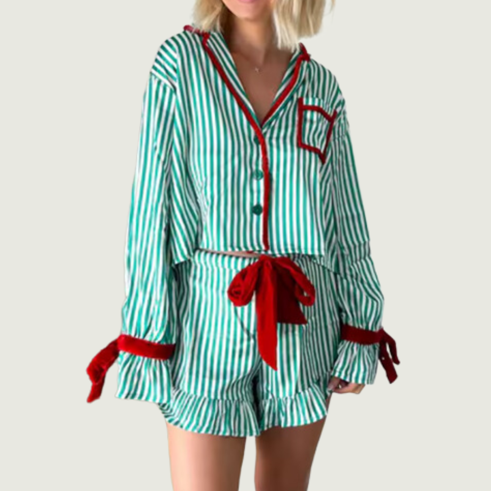 Striped PJ Set