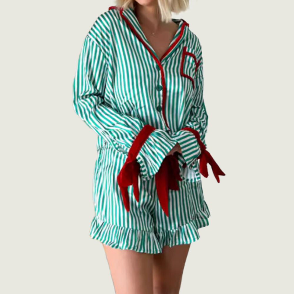 Striped PJ Set