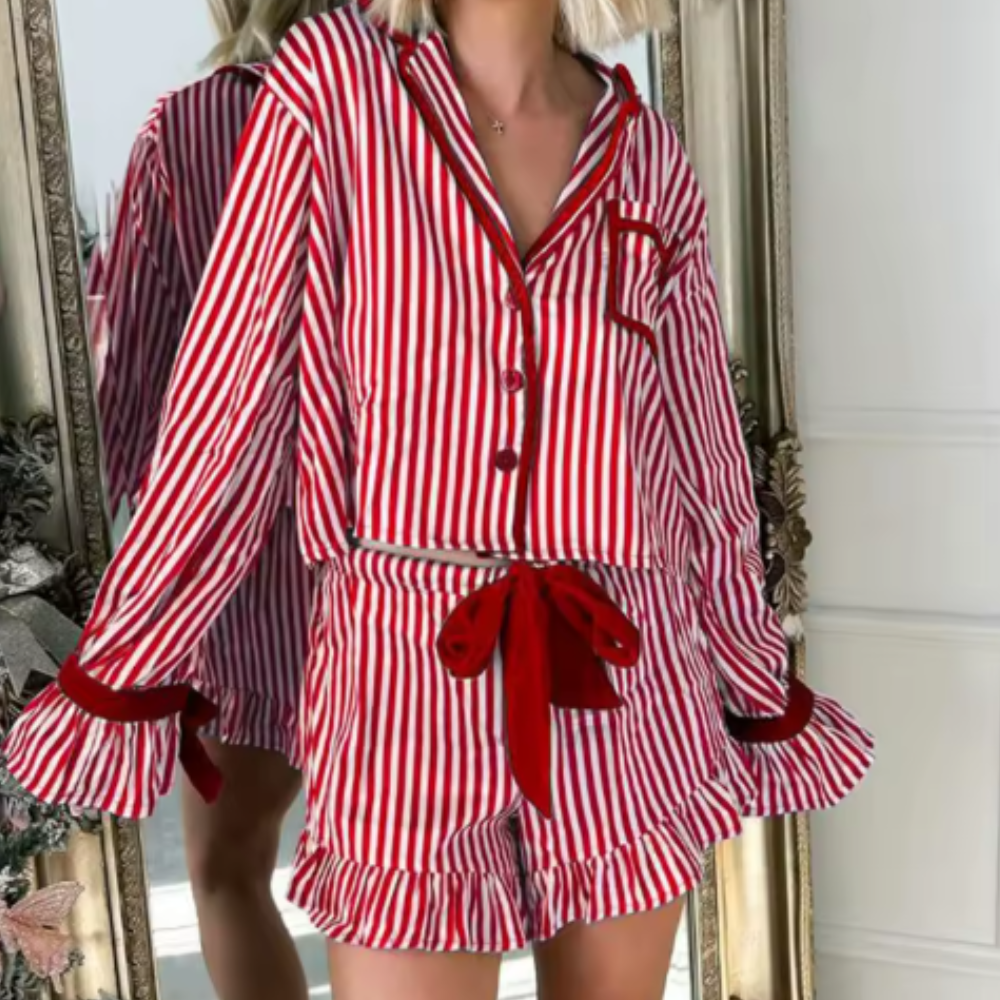 Striped PJ Set