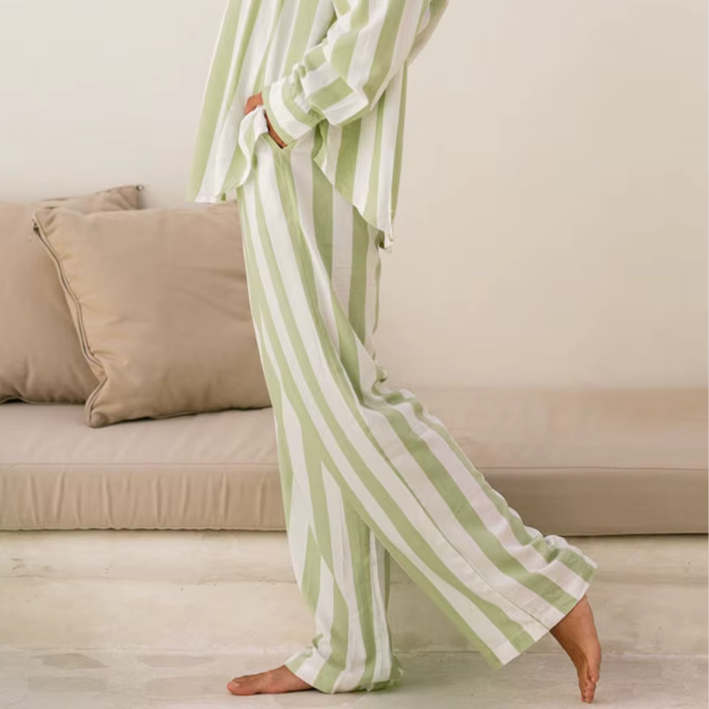 Striped Long Sleeve PJ Set