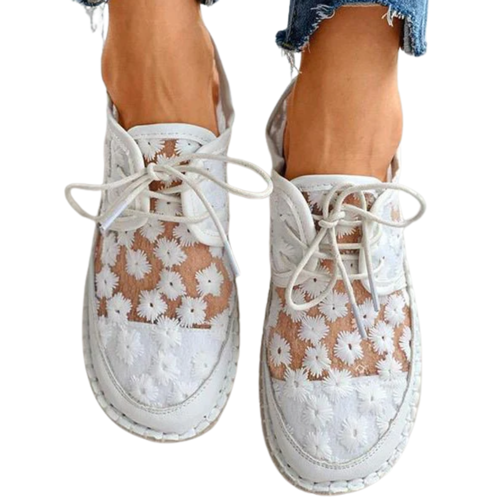 Stylish Orthopedic shoe with Floral Design