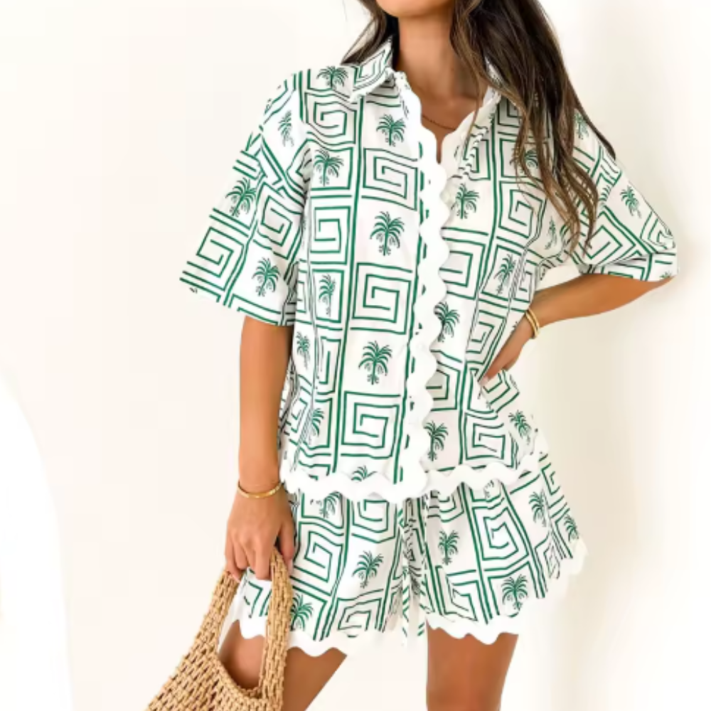 Summer Print PJ Set