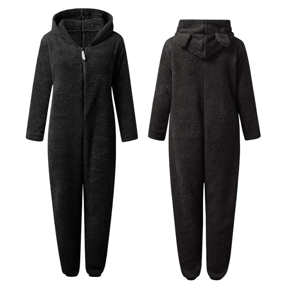 Super Soft Fleece Onesie with Bear Ears