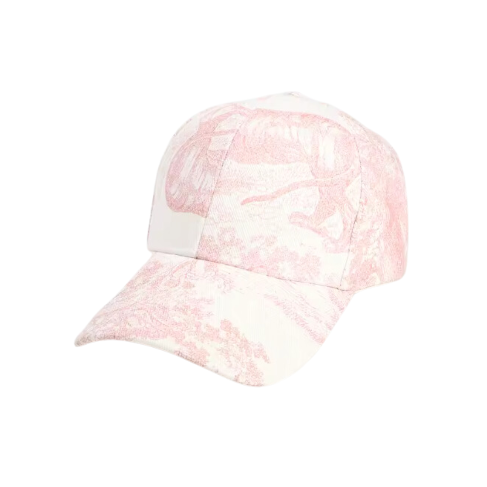 Toile de Jouy Pattern Jungle Hat