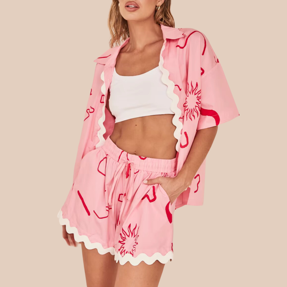 Summer Print PJ Set