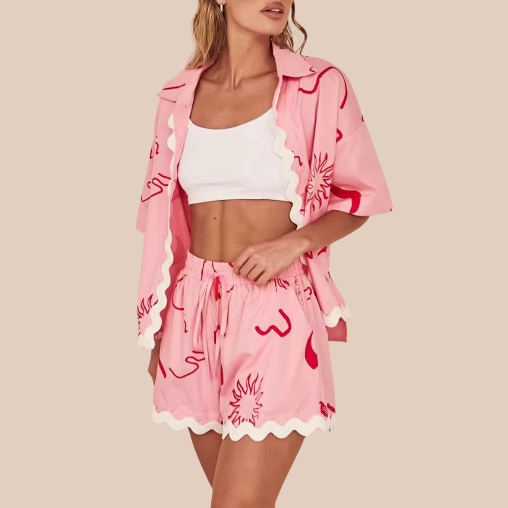 Summer Print PJ Set