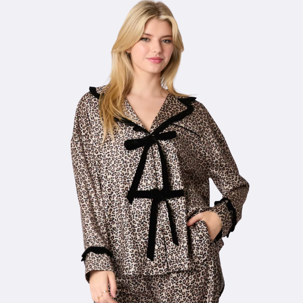 Leopard Print PJ set