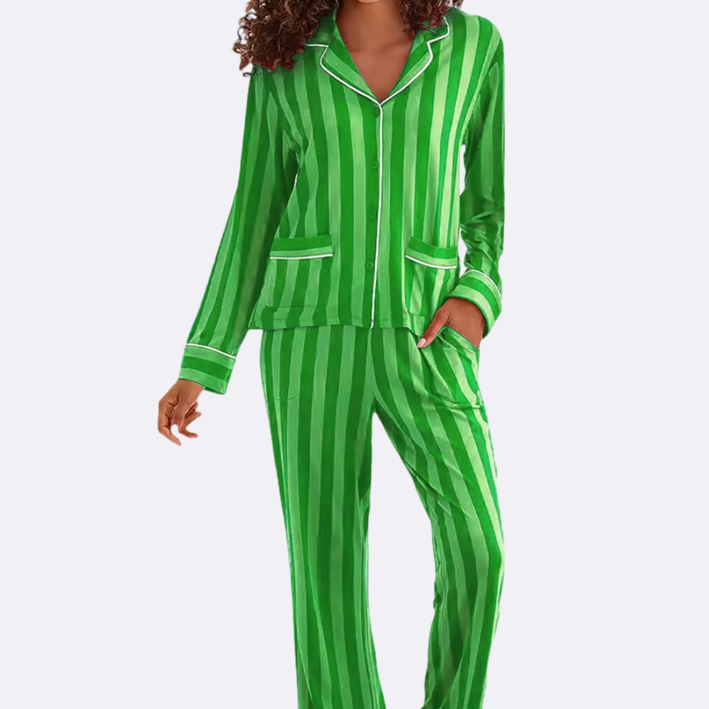 Striped PJ Set