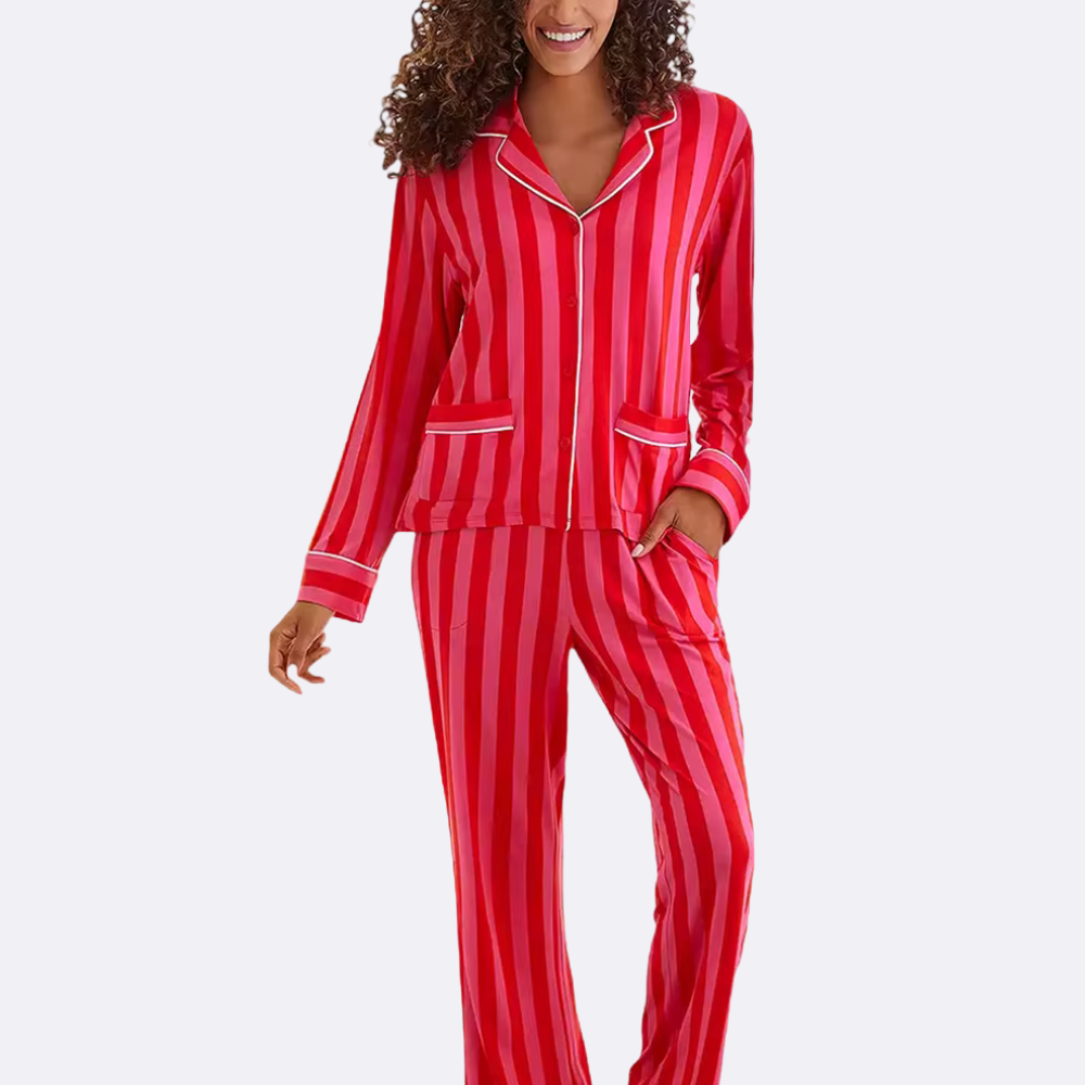 Striped PJ Set