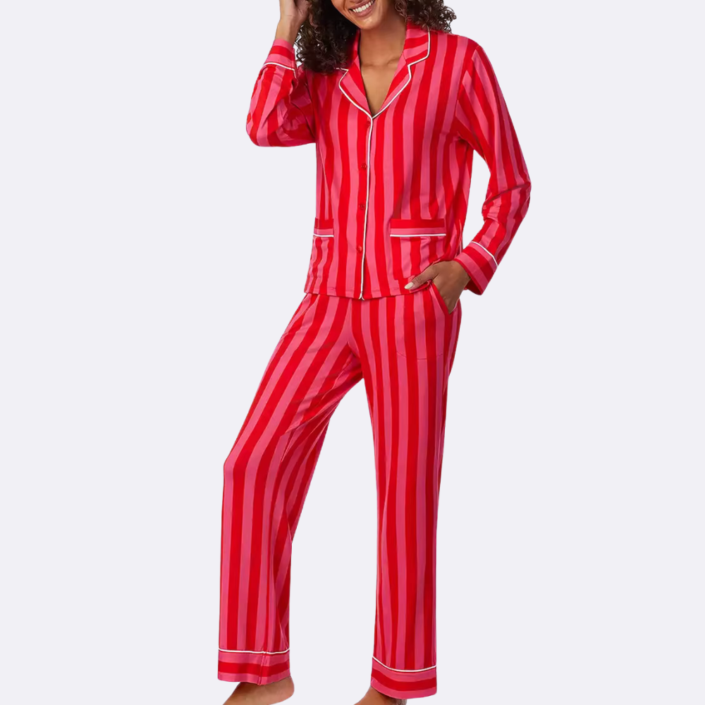 Striped PJ Set