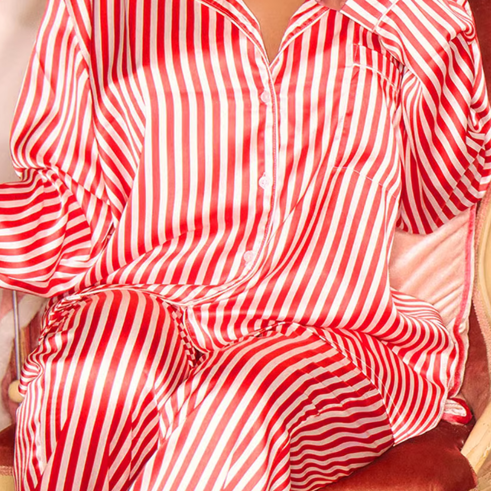 Striped Long Sleeve PJ Set