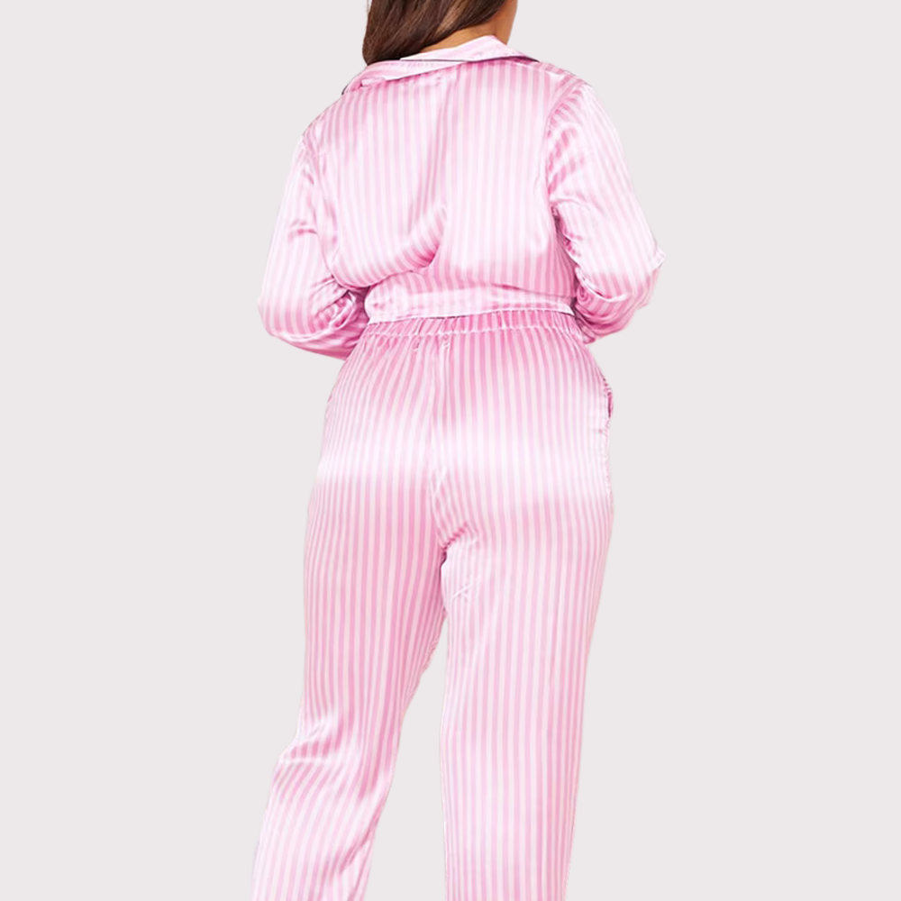 Striped Long Sleeve PJ Set