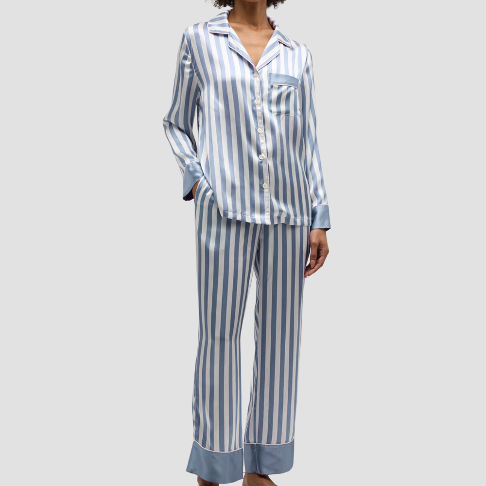 Striped Long Sleeve PJ Set