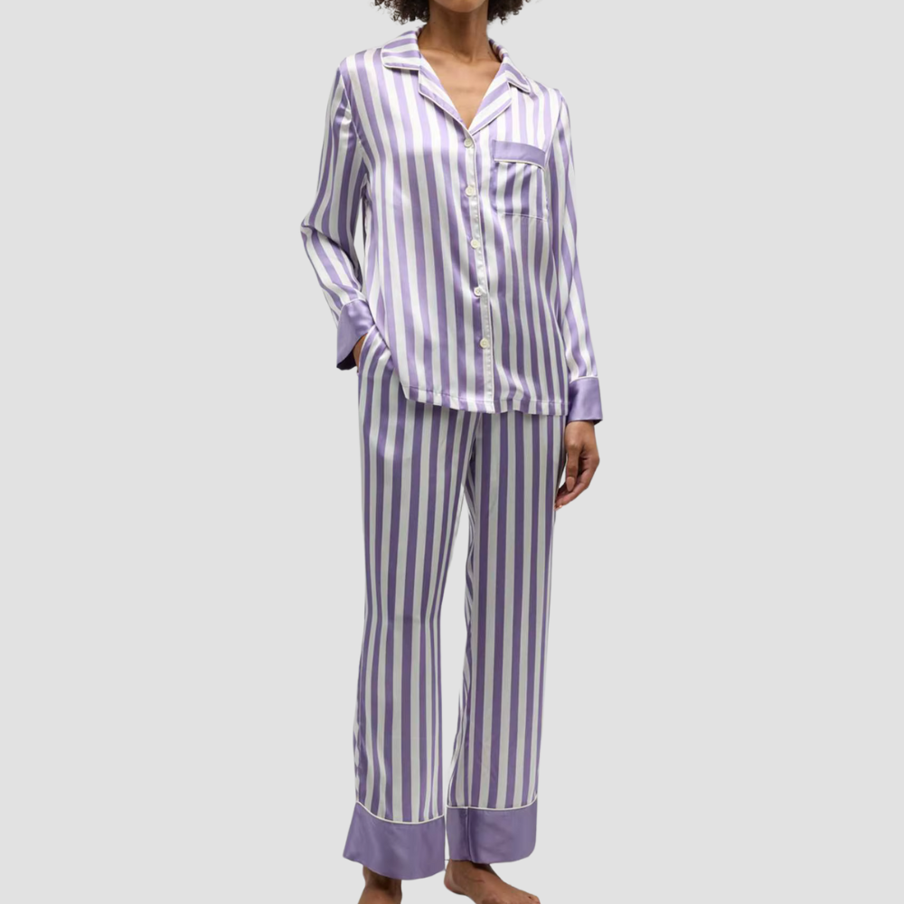 Striped Long Sleeve PJ Set