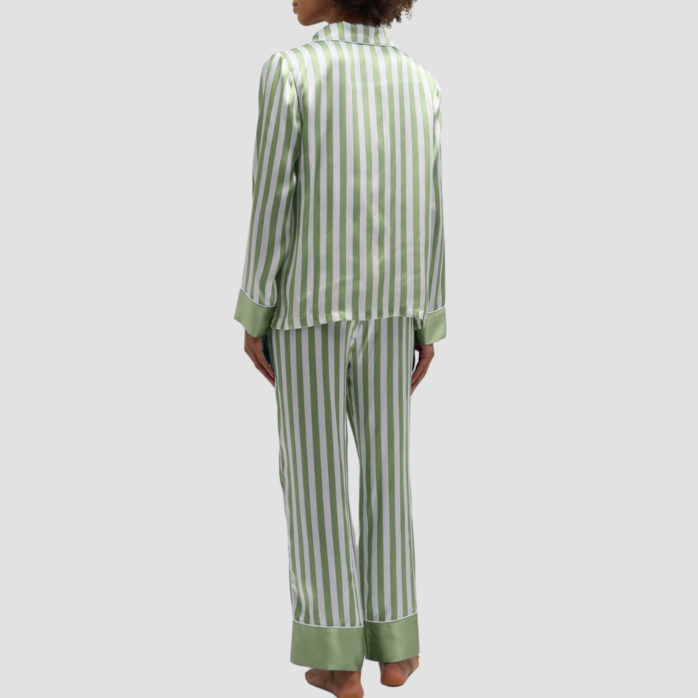 Striped Long Sleeve PJ Set