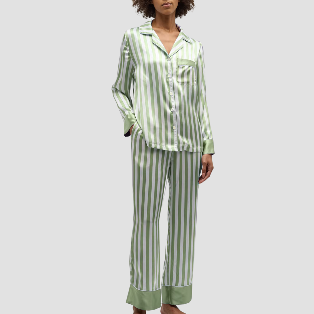 Striped Long Sleeve PJ Set