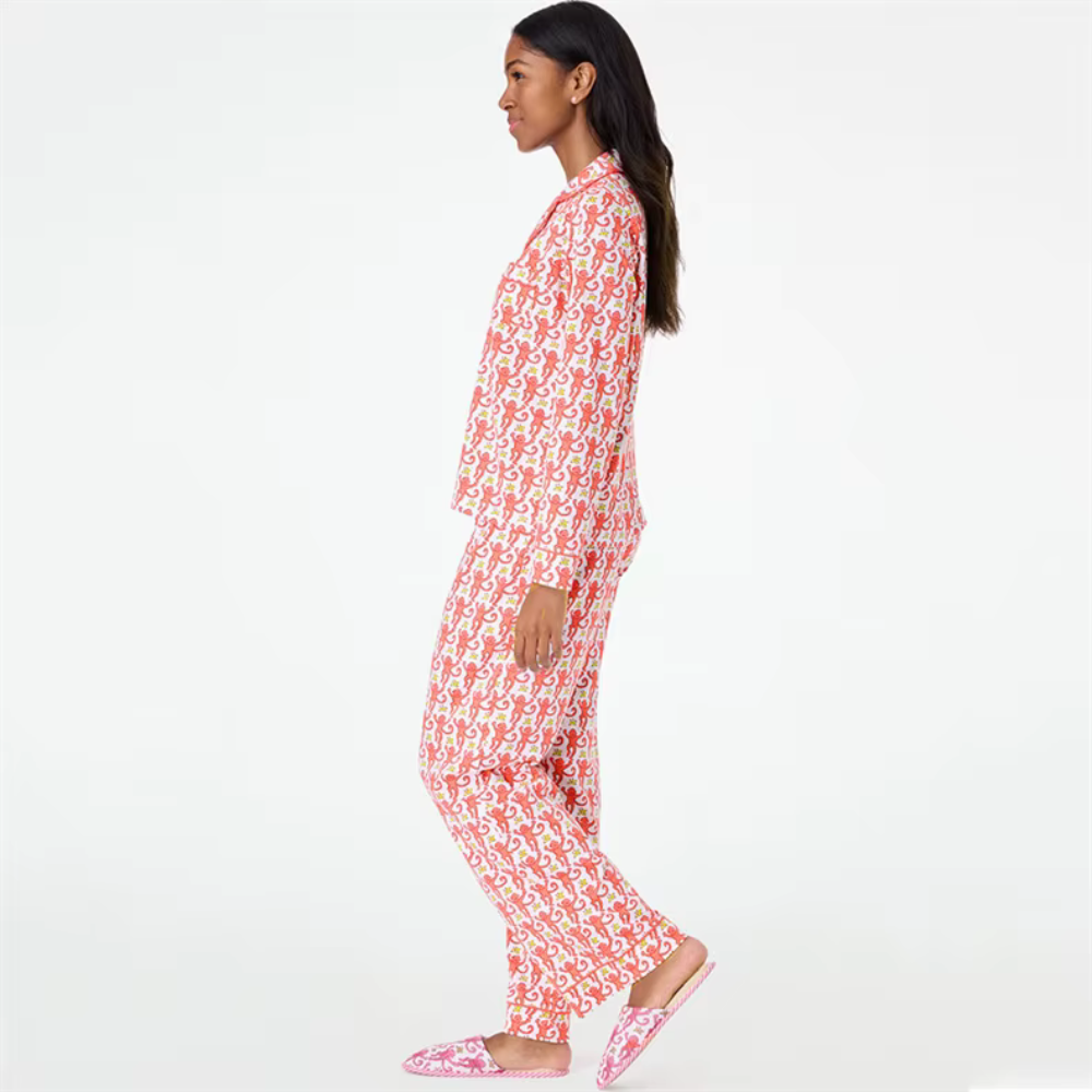 Printed Long Sleeve PJ Set