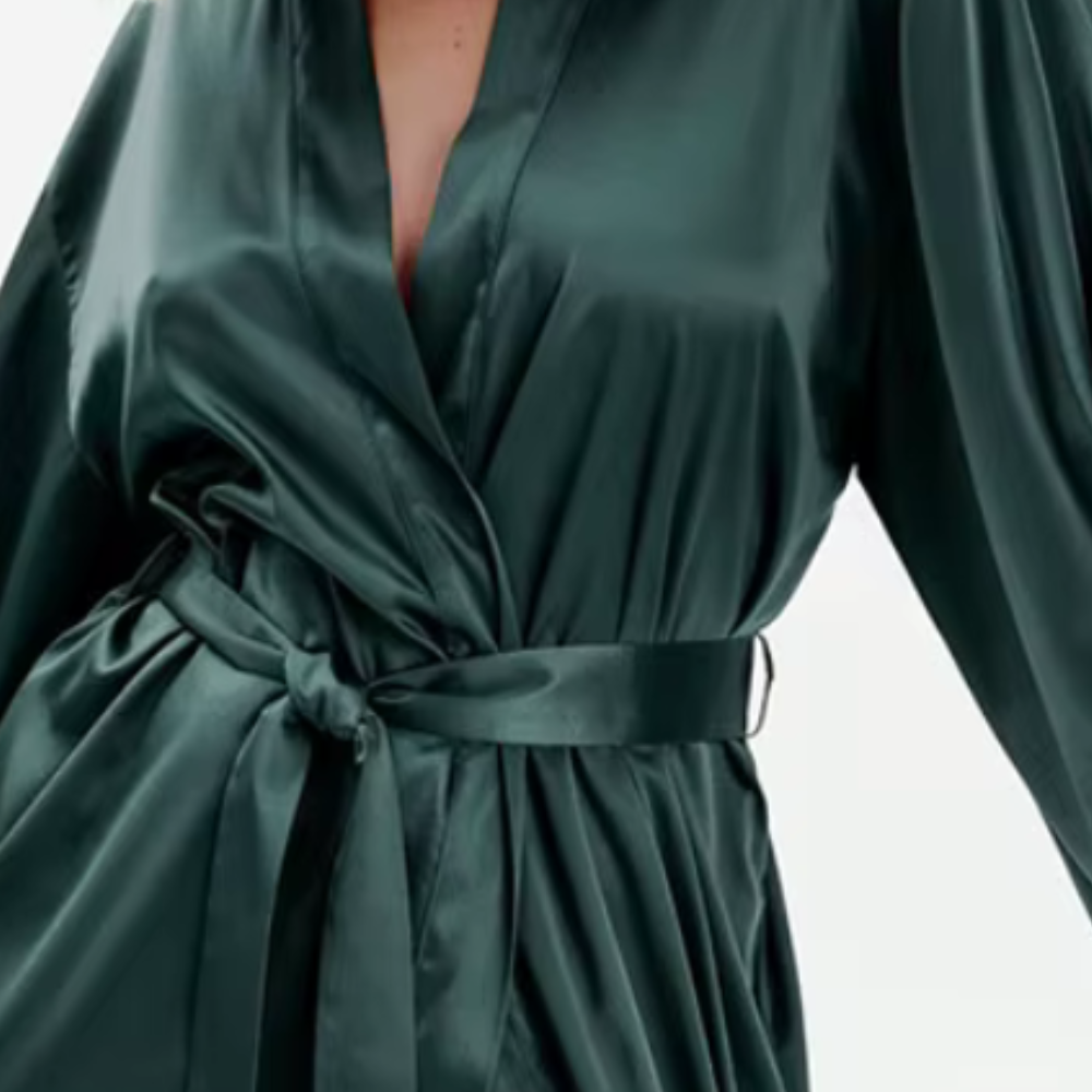 Maxi Feather Sleeve Night Robe