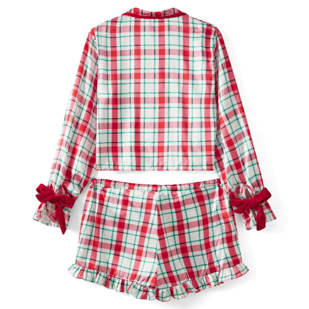 Christmas Plaid PJ Set