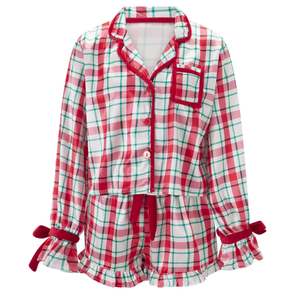 Christmas Plaid PJ Set