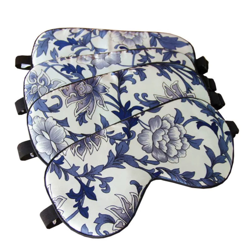 Floral Pattern Natural Pure Mulberry Silk Sleeping Mask