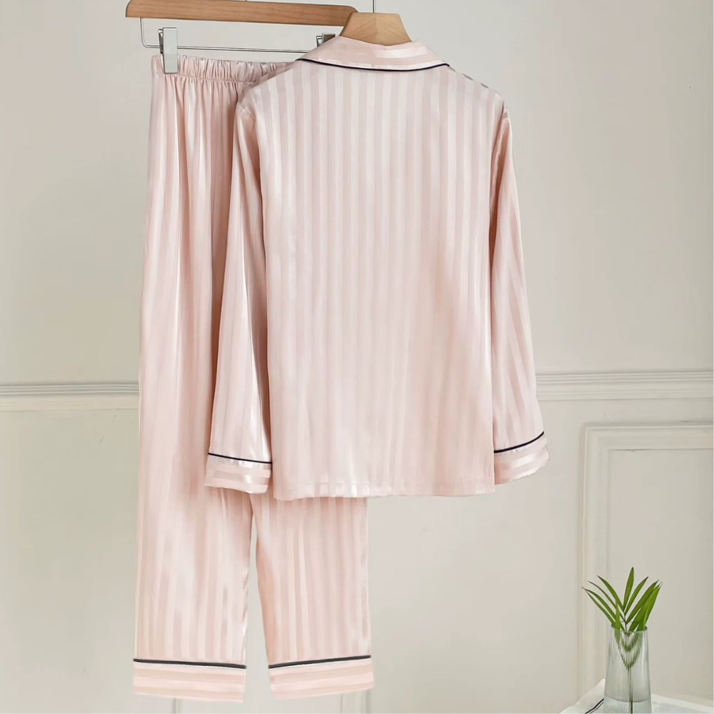 Print Loungewear Silk Set