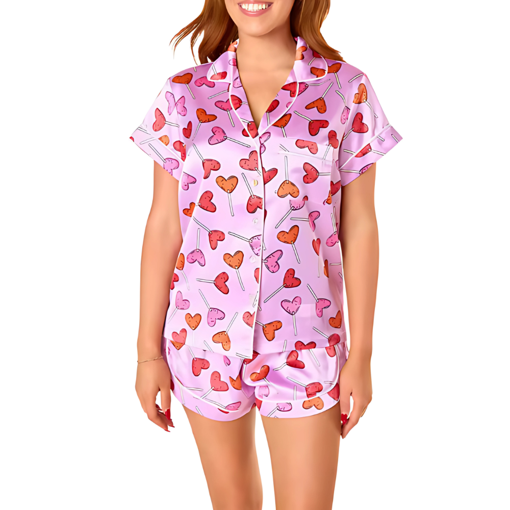 Cute Print PJ Set