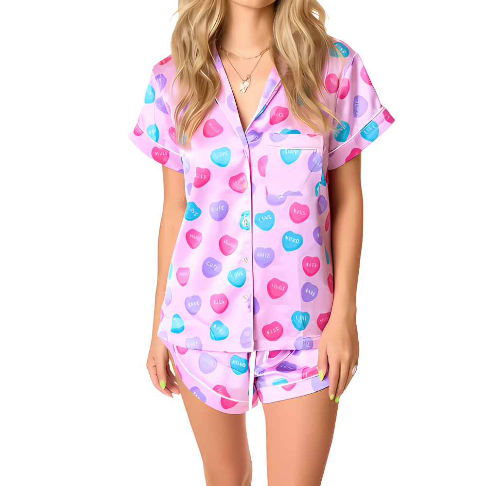 Cute Print PJ Set