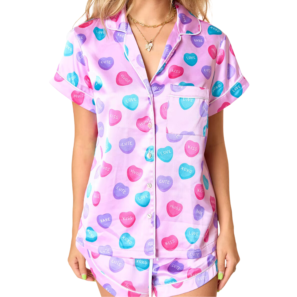 Cute Print PJ Set