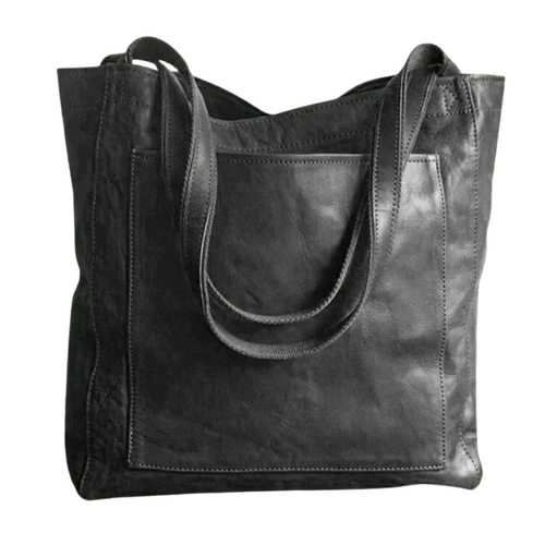 Vintage Genuine Leather Tote Bag