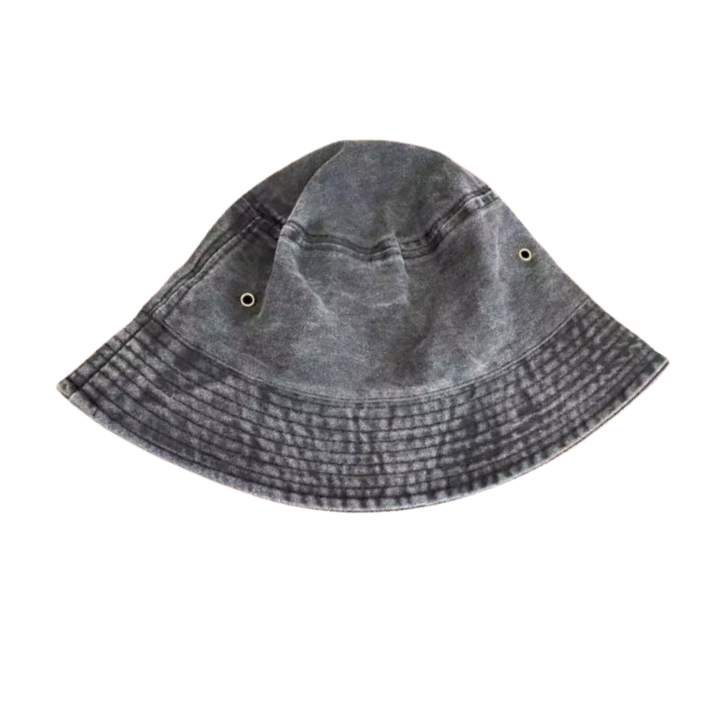 Washed Denim Bucket Hat