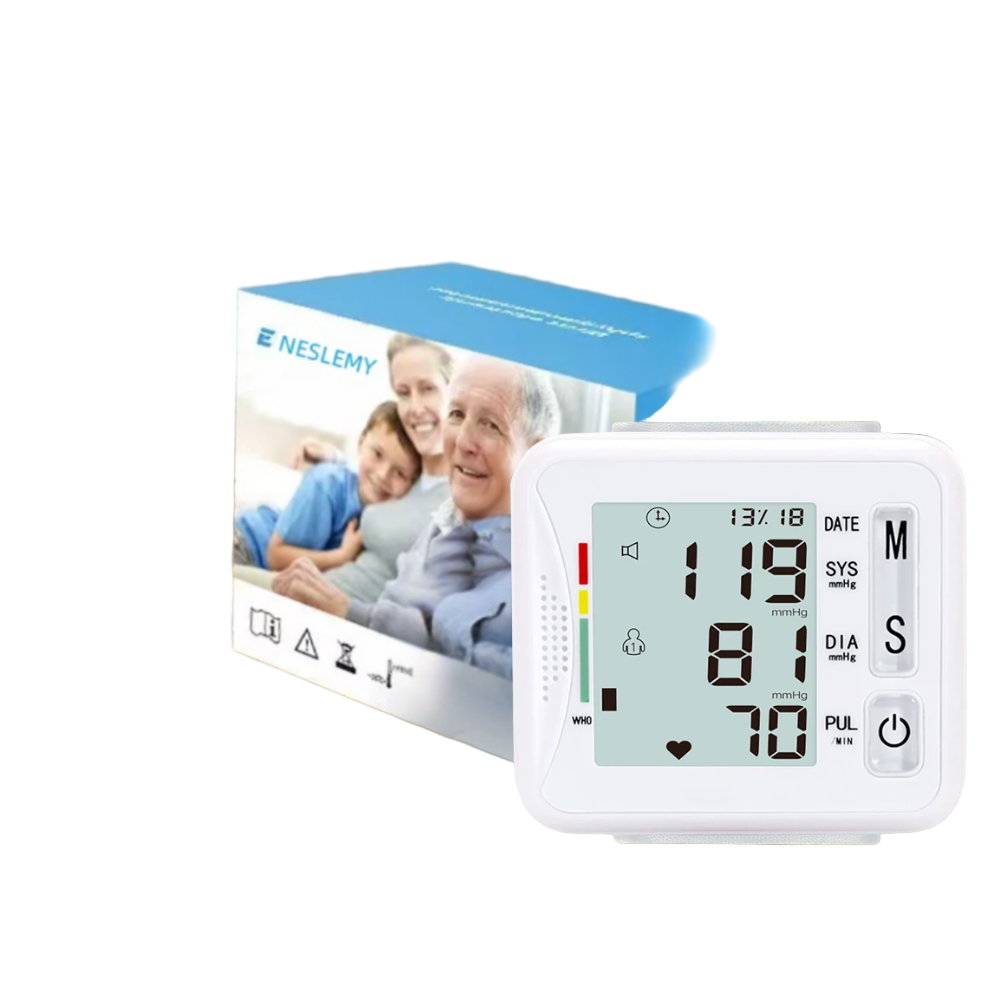 Smart Wrist Blood Pressure Monitor (White)