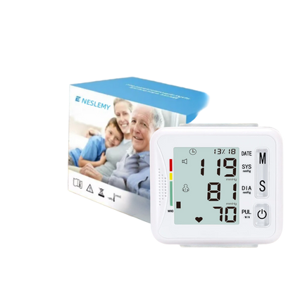 Smart Wrist Blood Pressure Monitor (White)