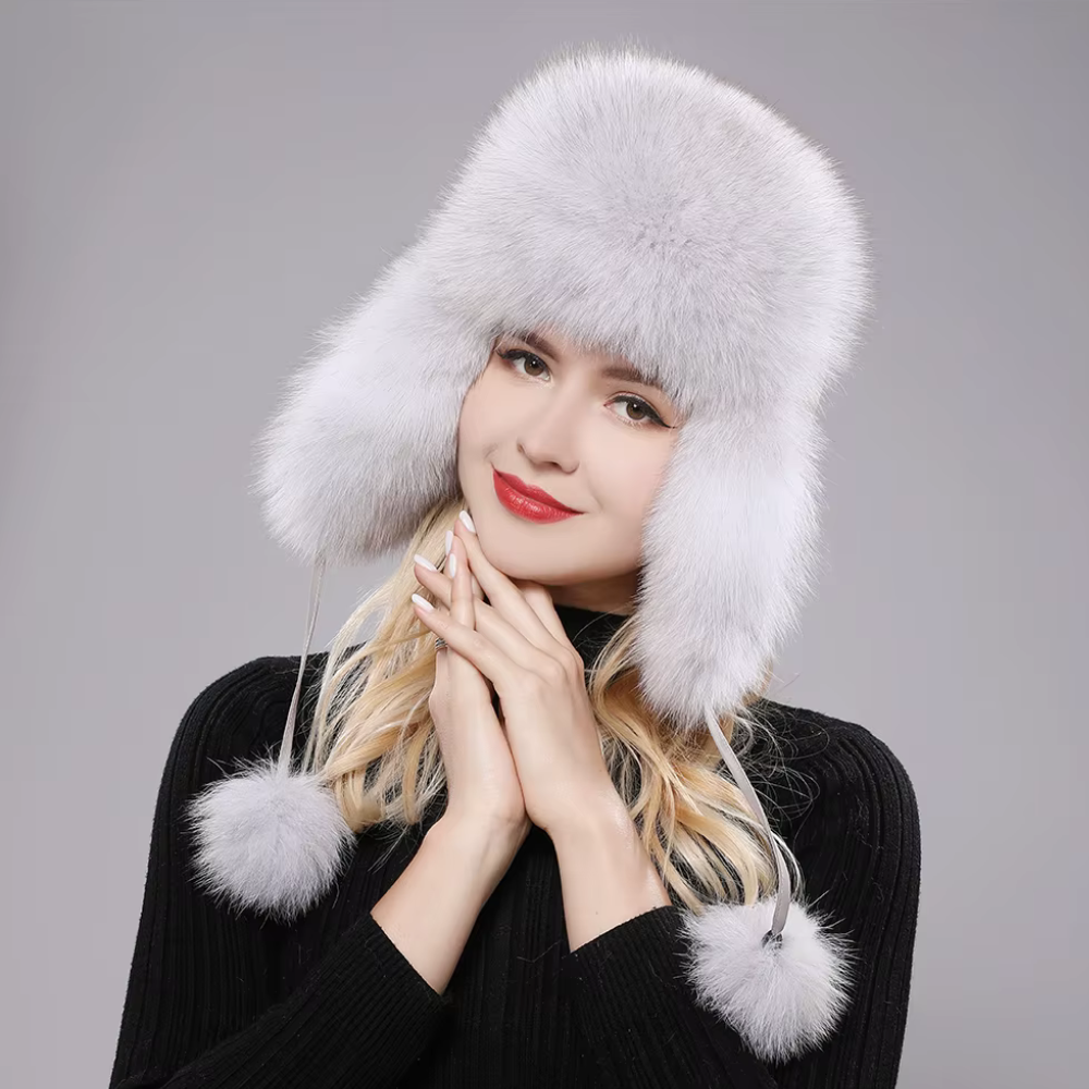 Real Fur Earflap Hat